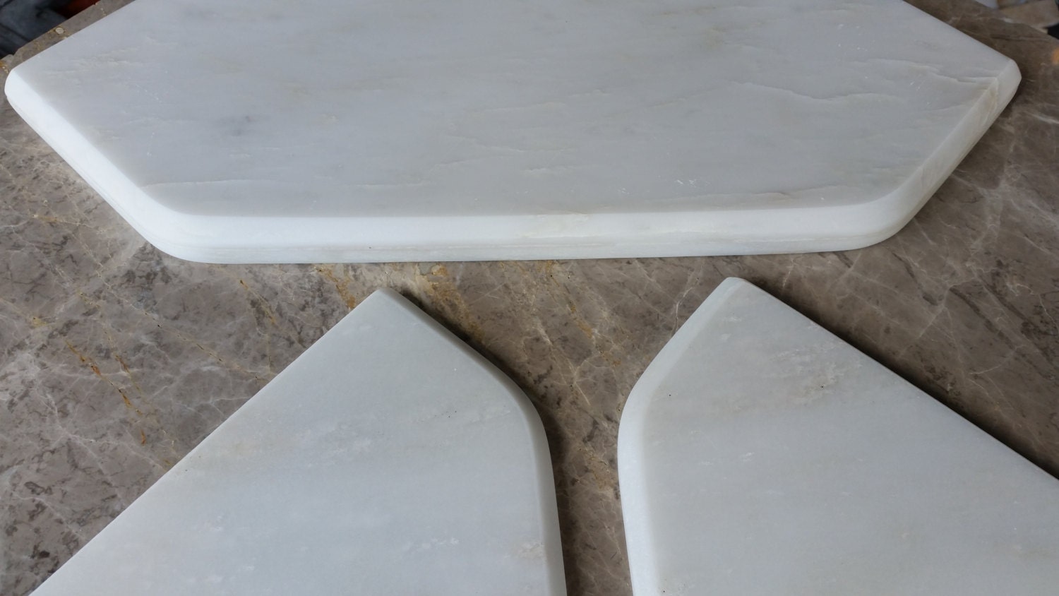 Marble Shower Corner Shelves & Seat Carrara White Natural