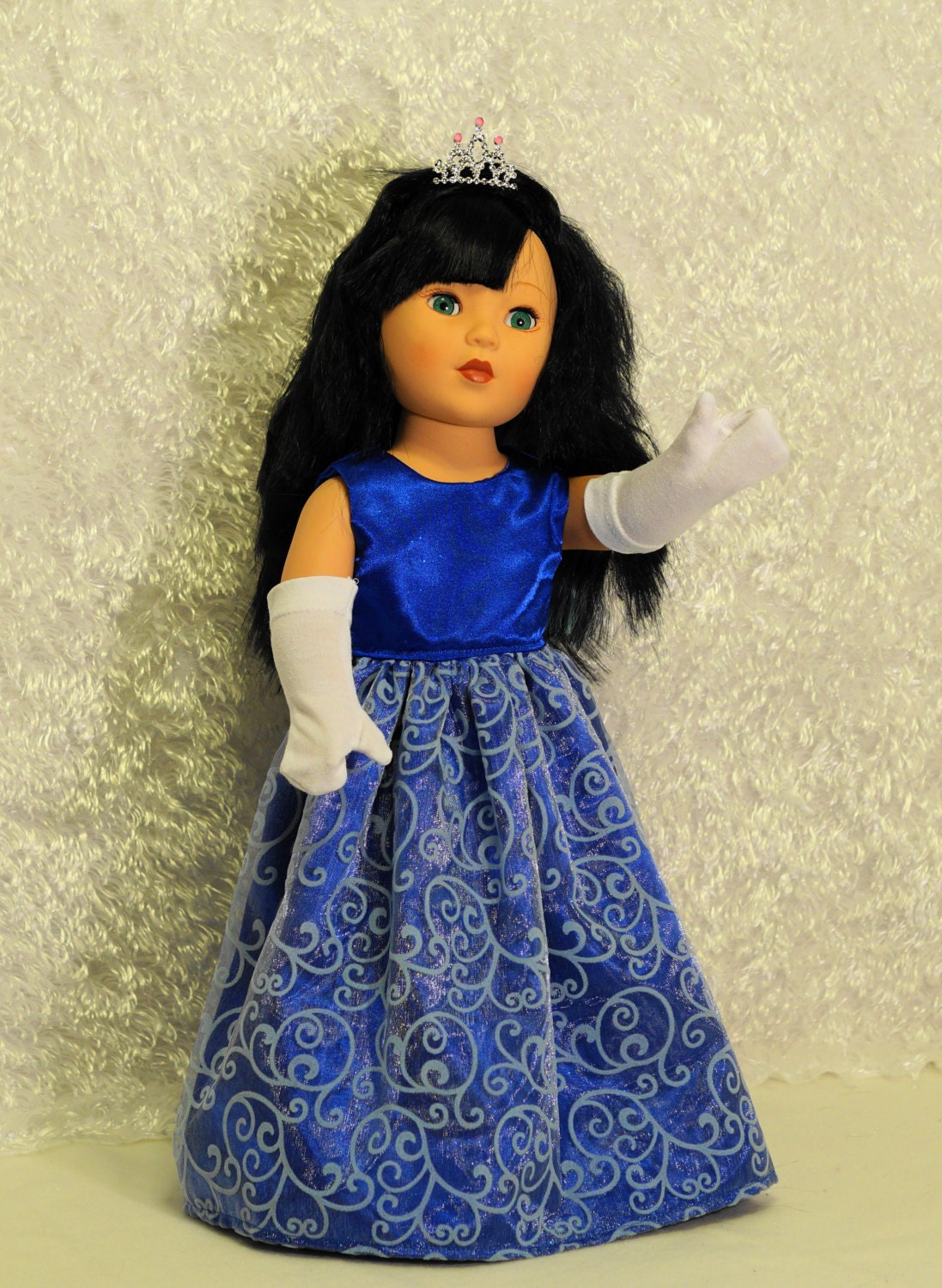 Satin Princess Dresses for 18inch dolls by JustAskMimi on Etsy