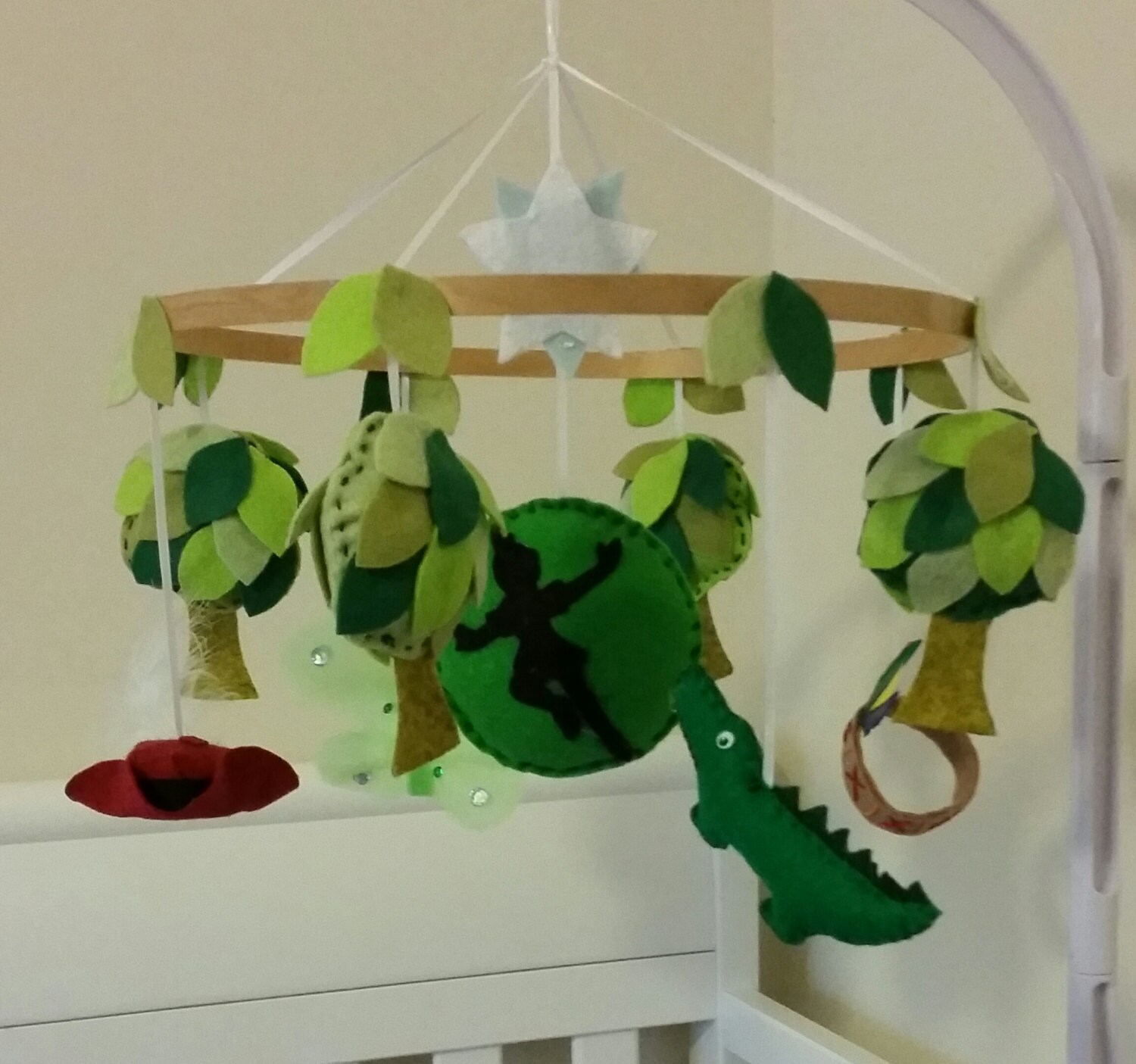 Peter Pan Mobile Tree Mobile Nursery Decor Baby Mobile