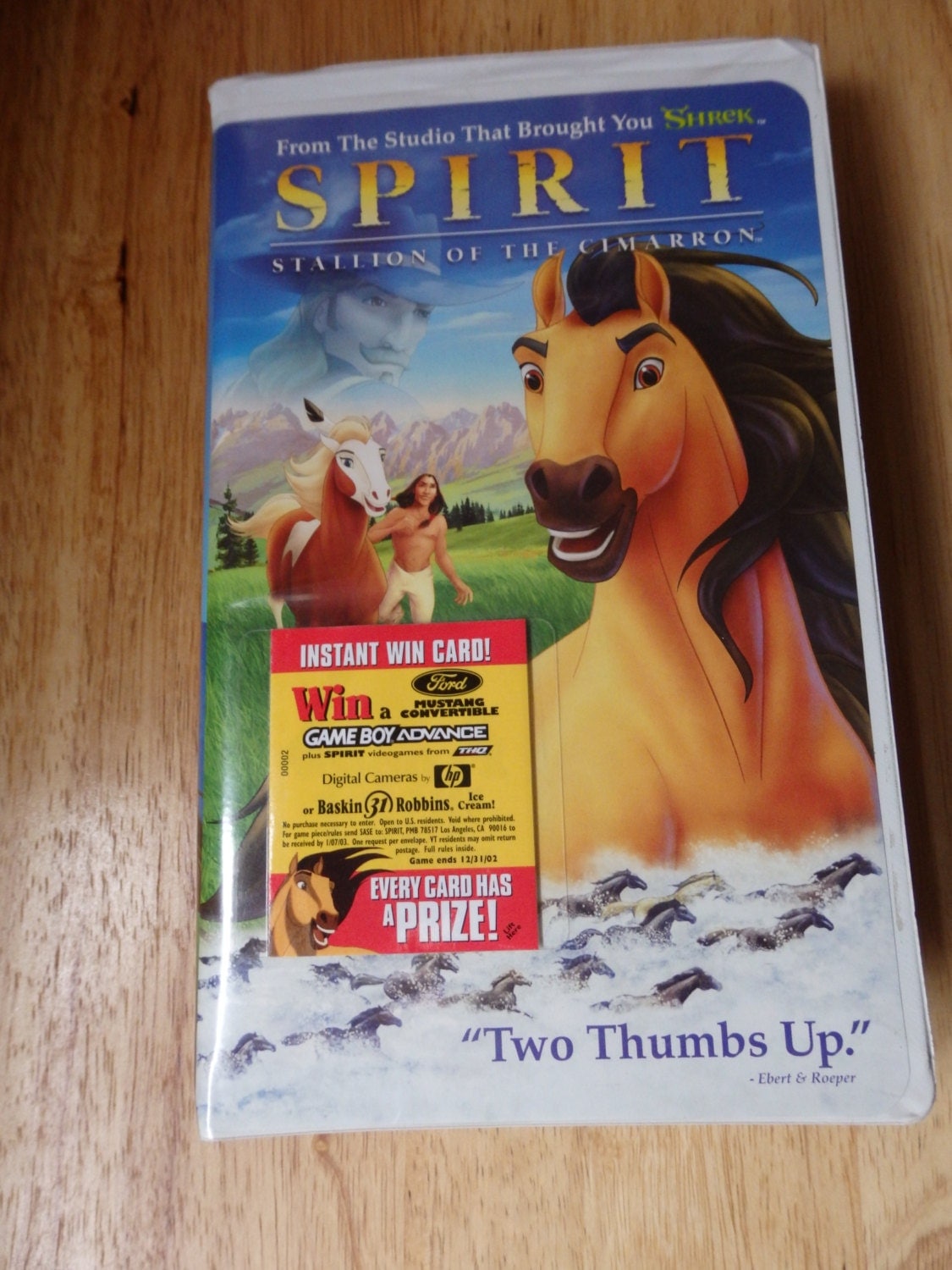 Disney Spirit Stallion of the Cimarron VHS Tape Used/Tested