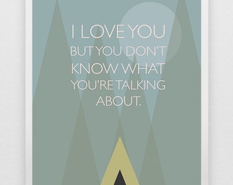 Wes Anderson Moonrise Kingdom Modern Geometric Movie Digital Download Print Printable Quote with Sam and Suzy Love Story
