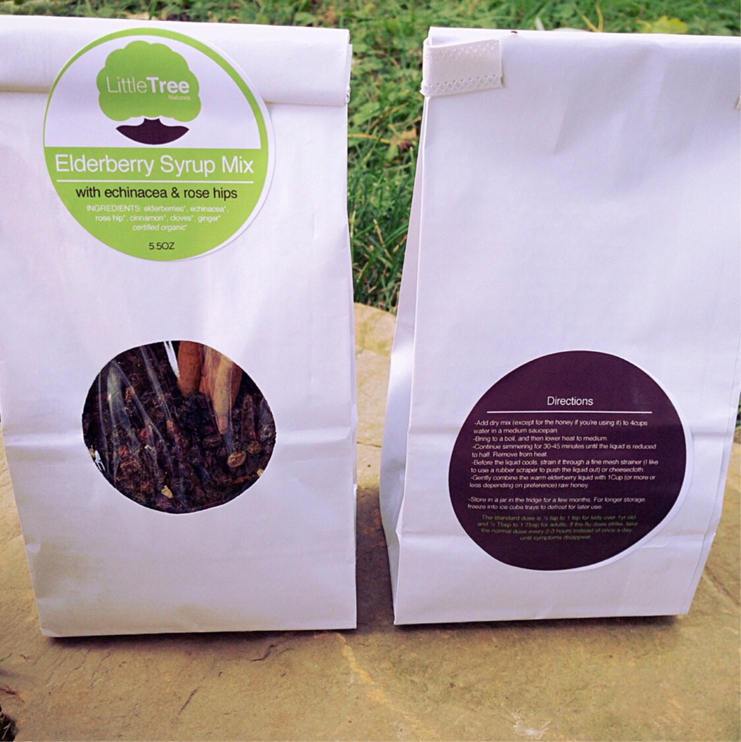 Elderberry Syrup Mix w/ Echinacea & Rose Hip Organic