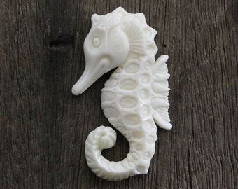 Seahorse carving | Etsy