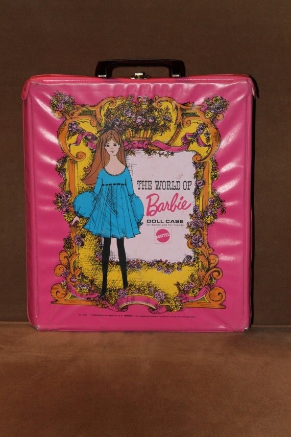 Pink Barbie Doll Case Mattel 1968 by NewMemoryLane on Etsy