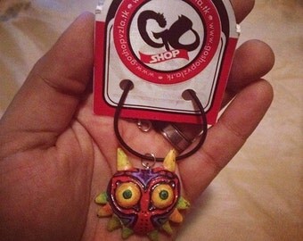 Majora mask necklace resin handpainted fast xmas gift zelda link nintendo