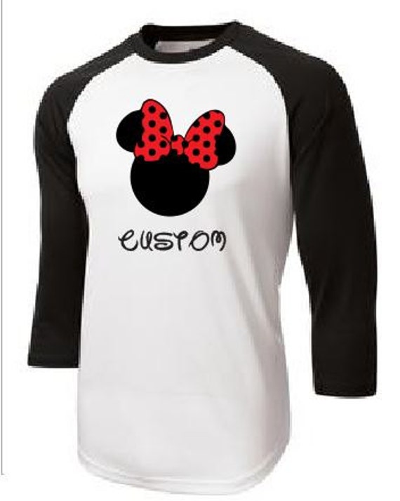Disney Customized Printed Baseball Tshirt by ApolloUniforms