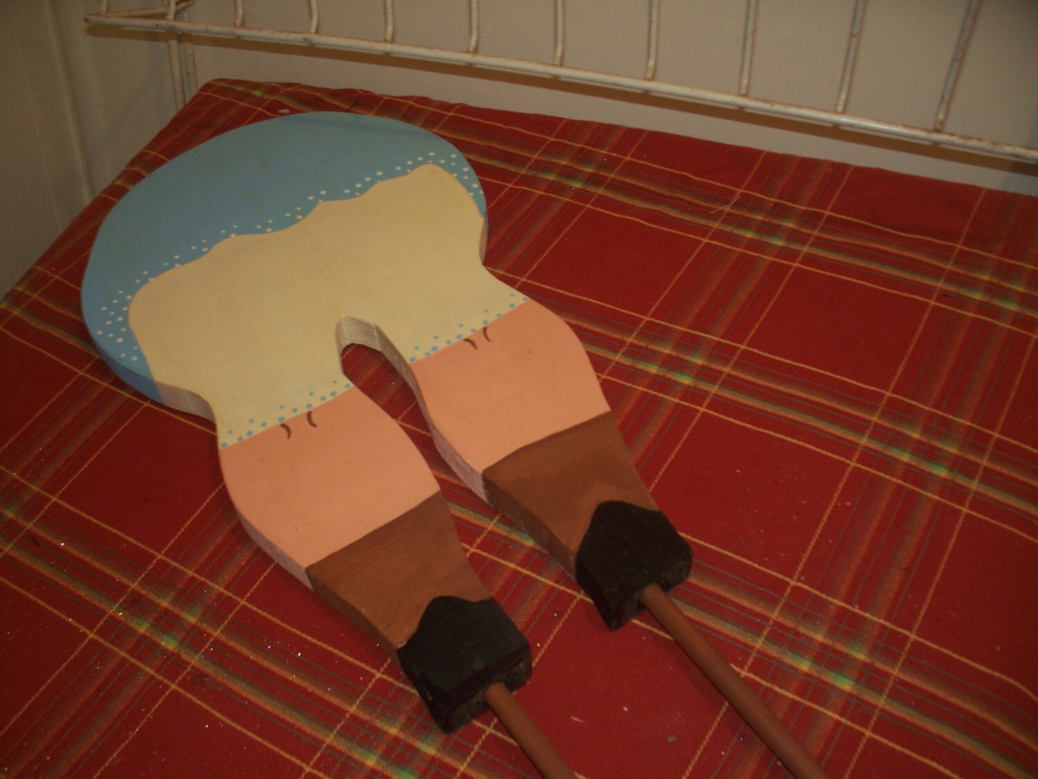 Wooden Lawn Art Old Lady Bending Over Garden Art Outdoor