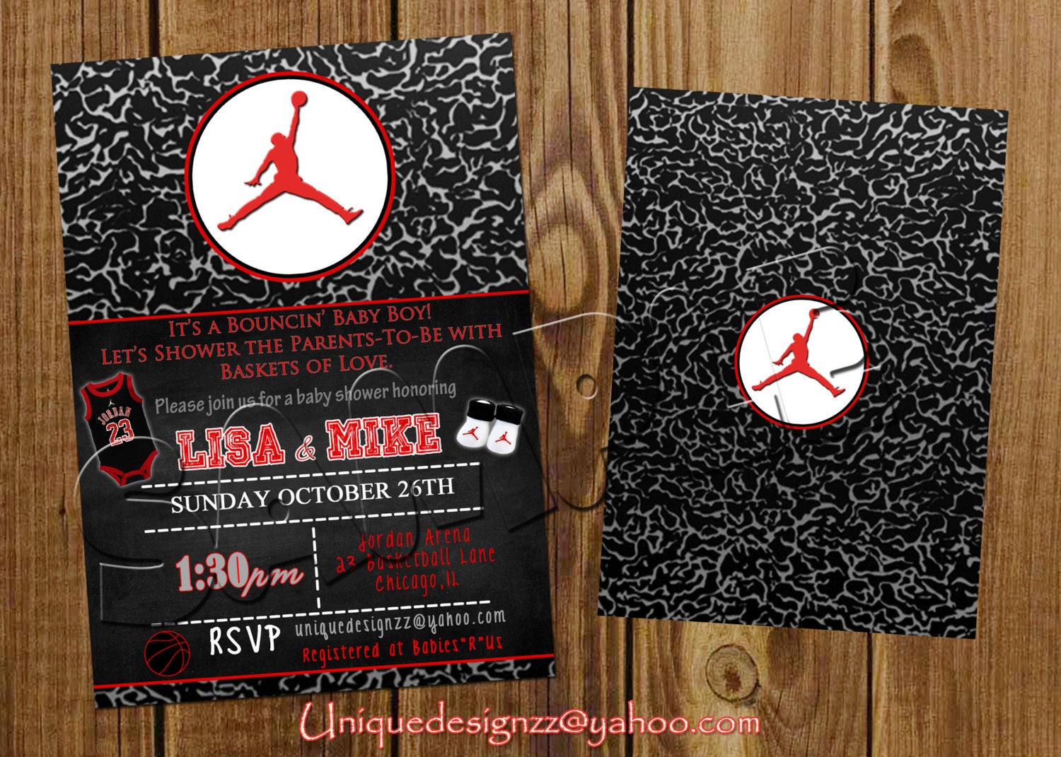 Jordan Birthday Invitations 10