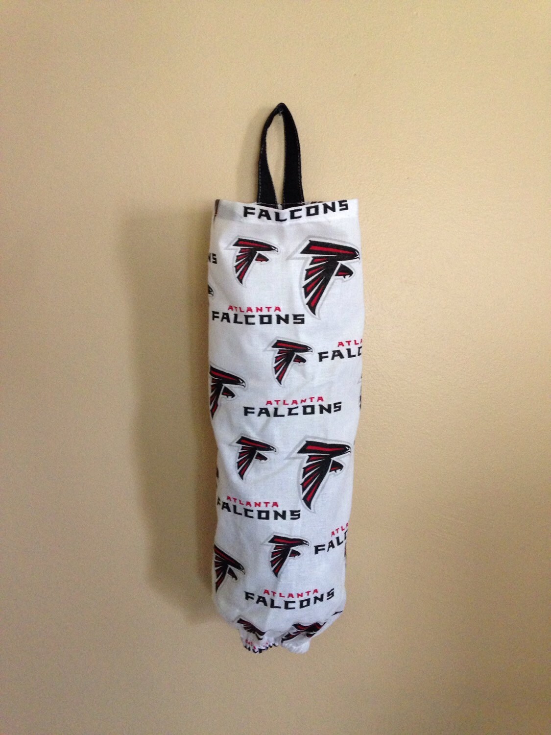 Atlanta Falcons plastic bag holder/ grocery bag by Sewdivine77
