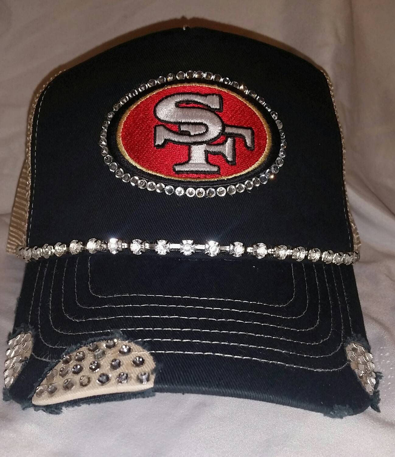 San Francisco 49ers Trucker Hat by PurdyLilThing on Etsy