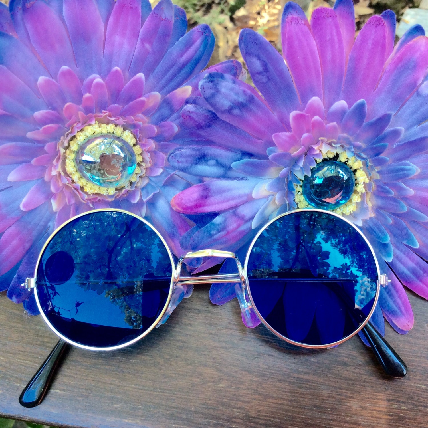 Round Oversized 70’s Hippie Glasses Ozzy Hipster Vintage Groovy Halloween Costume John Lennon