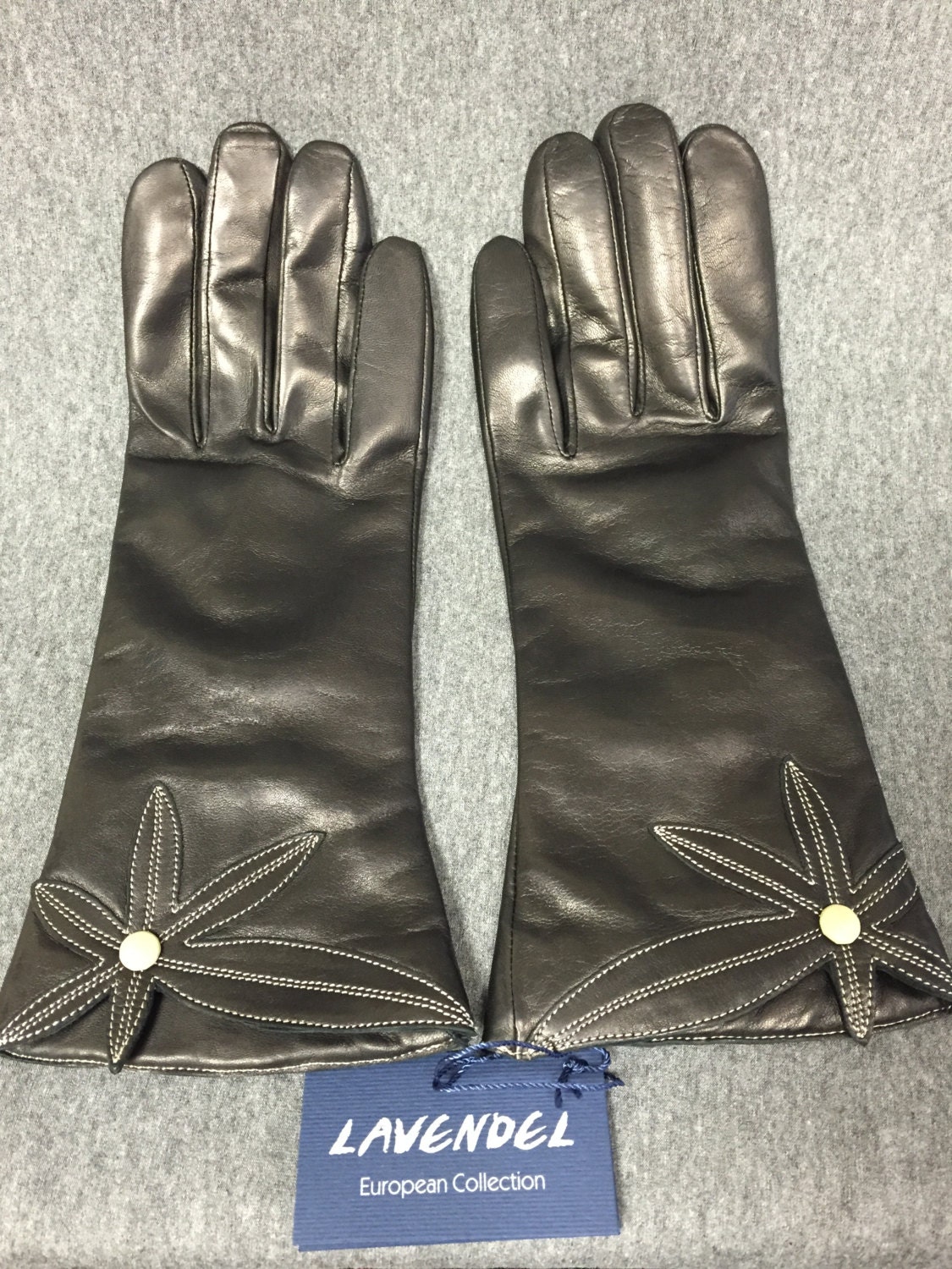 Woman's Leather Gloves Size 8 and 7.5 Item 6436 by CharleyLeather