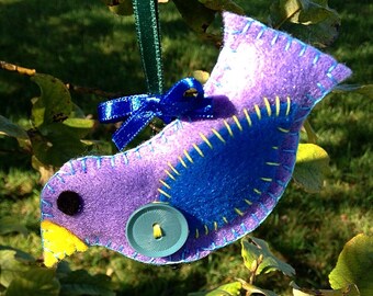 Handmade Felt Birdie Ornament (Easter/Christmas)
