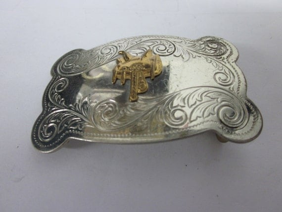 Chambers Belt Co. Nickel Silver Belt Buckle