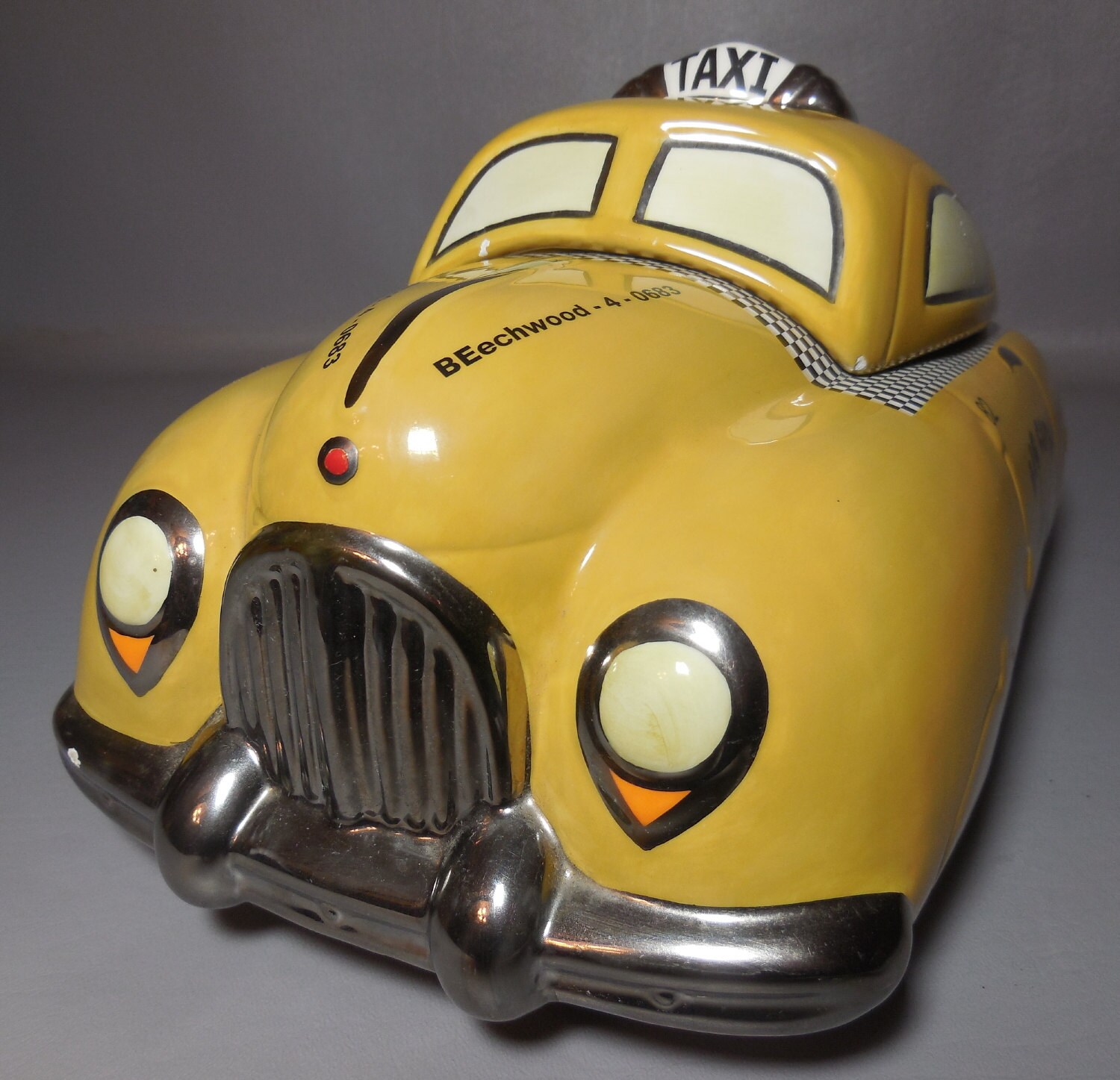 Taxi Cab Cookie Jar Big City Extra Large By Henry Cavanagh