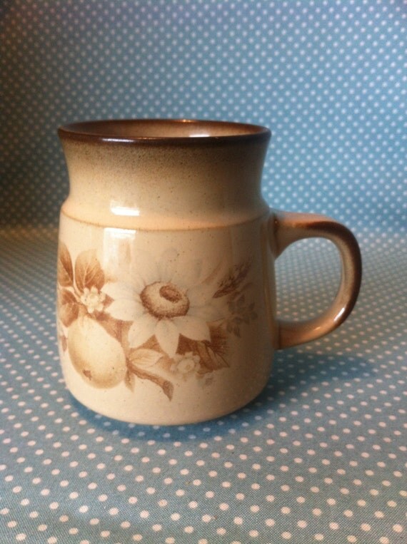 Vintage/Retro Denby Pottery Memories design mug. by TheTeaTray