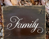 Rustic wall art, rustic home decor, Family wood sign, primitive wood sign, rustic wall hanging, aged brown wood sign, home decor, wall decor Rustic wall art, rustic home decor, Family wood sign, primitive wood sign, rustic wall hanging, aged brown wood sign, home decor, wall decor