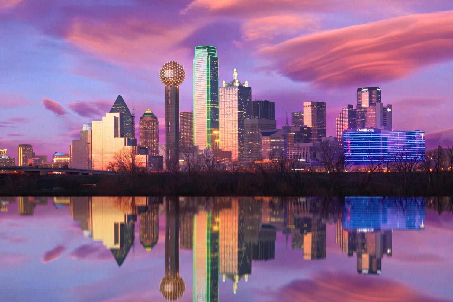 Dallas Skyline Dallas Texas Cityscape Dallas by SteveMaskerPhoto