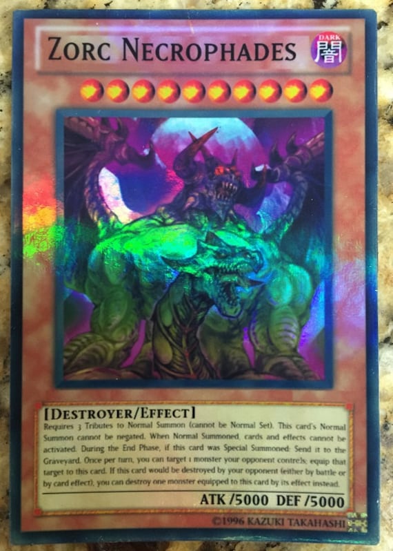 Yugioh FANTASY Card Lot of 1 ZORC Necrophades