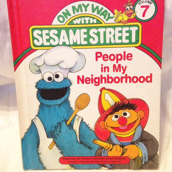 Sesame Street People In My Neighborhood Vintage