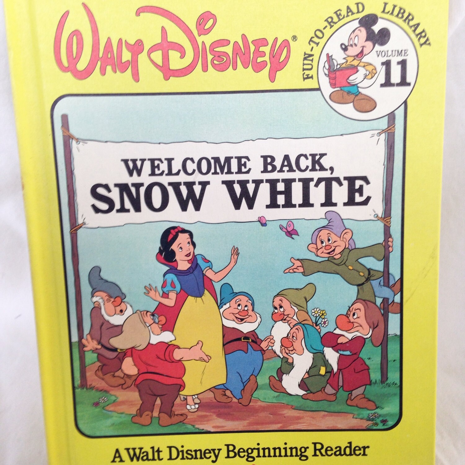 Disney S Welcome Back Snow White Vintage Kids Book 1986