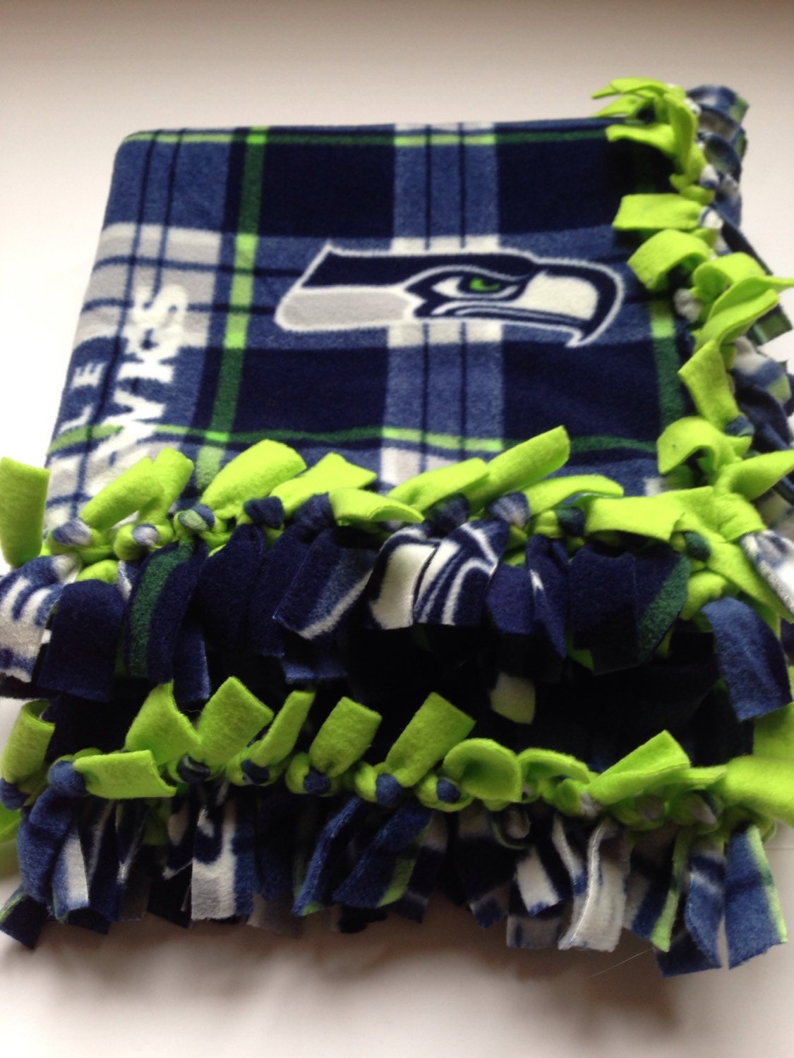 Seattle Seahawks Hand Tied Fleece Blankets