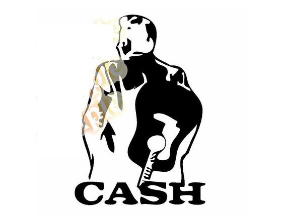 Johnny Cash Band Car Decal Bumper Sticker by TheStickersShop