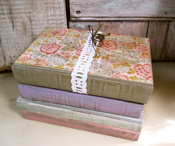 Items similar to Painted Books, Painted Book Bundle, Book ... Items similar to Painted Books, Painted Book Bundle, Book