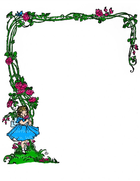 clip art rose vine - photo #32