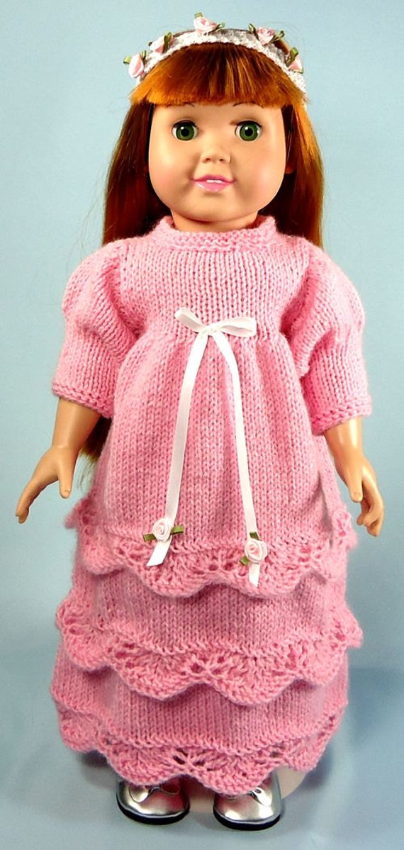 Renaissance Princess Dress Knitting Patterns for 18 inch