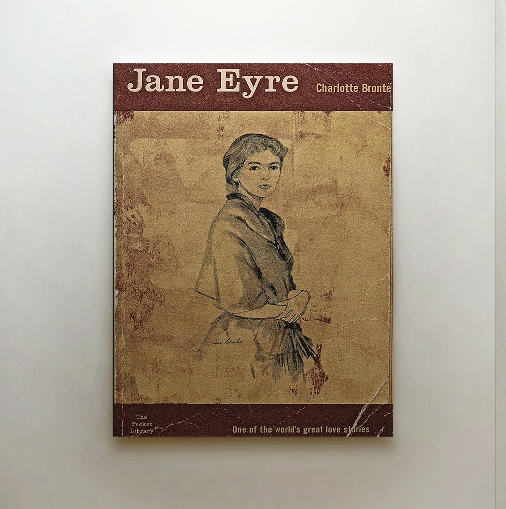 Jane Eyre Art First Edition Classic Book by DareToDreamPrints