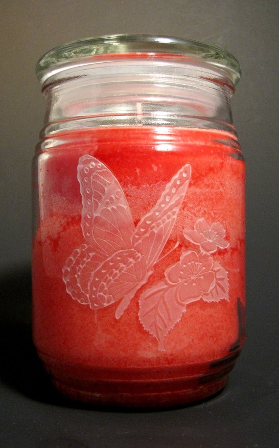 Items similar to Candle Jars Personalized Candle Jar Engraved Candle