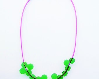 unique necklaces for her, necklace geometric, minimalist jewelry, statement art jewelry, spring necklace, original gift for woman, handmade