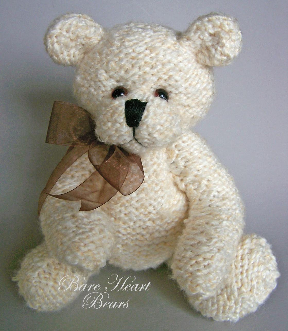 hand knitted teddy bears for sale