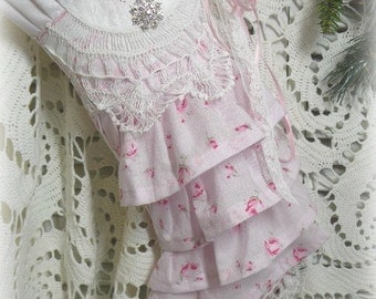 Handmade shabby chic christmas stocking ideas