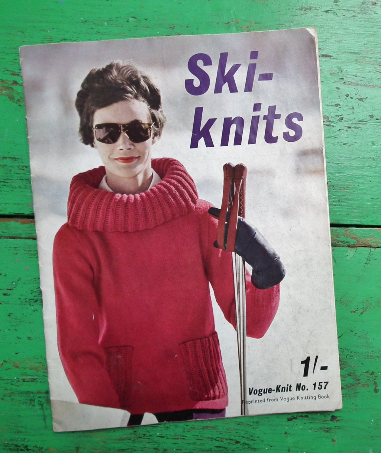 Vogue-Knit No. 157 Ski-Knits 1960 Vintage 50s 60s Vogue