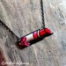 LAST ONE - CLEARANCE - Lipstick Necklace - Old School Traditional Tattoo Style