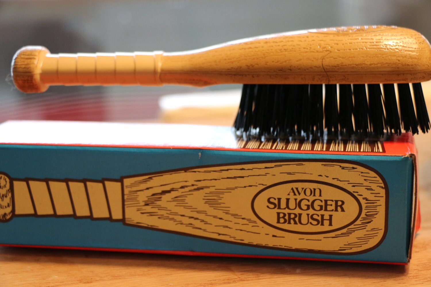 Vintage Avon SLUGGER BRUSH Baseball Bat Hair Brush