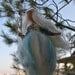 Waldorf Winter. Snow Fairy. Wall hanging Angel Ornament