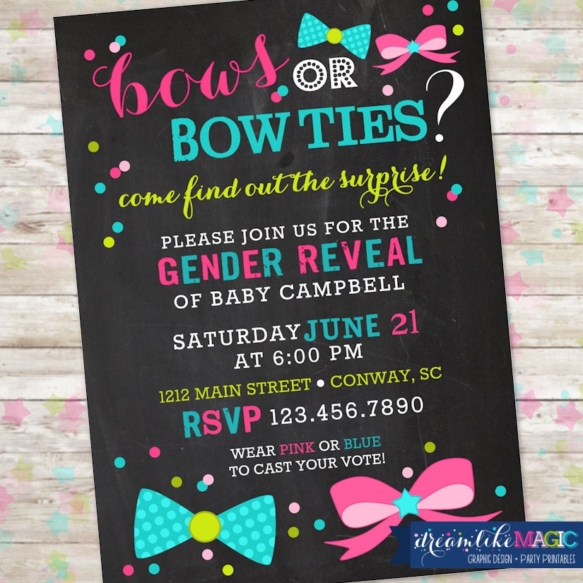Gender Reveal Party Invitation Ideas 10