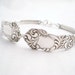 Spoon Bracelet, RIALTO 1894, Antique Bracelet, Antique Spoon Silverware, Wedding Bridal, Bridesmaid Jewelry FREE ENGRAVING