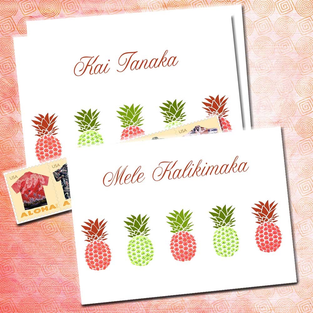 hawaiian-christmas-cards-mele-kalikimaka-pineapple-christmas