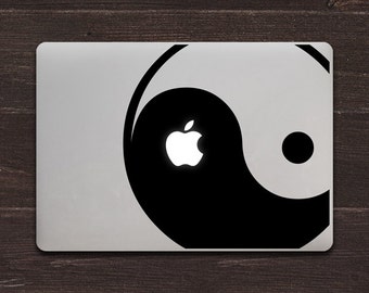 Yin Yang Vinyl MacBook Decal BAS-0200