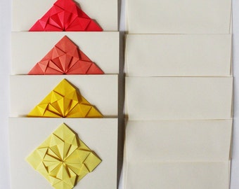 Items similar to The Minimalist Thank You Cards - set of 10 in Honey ...