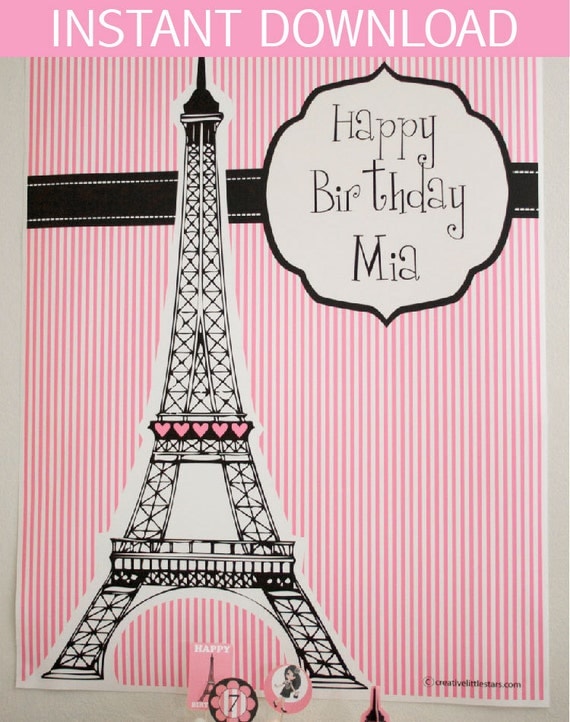 Paris Party Backdrop Il_570xn