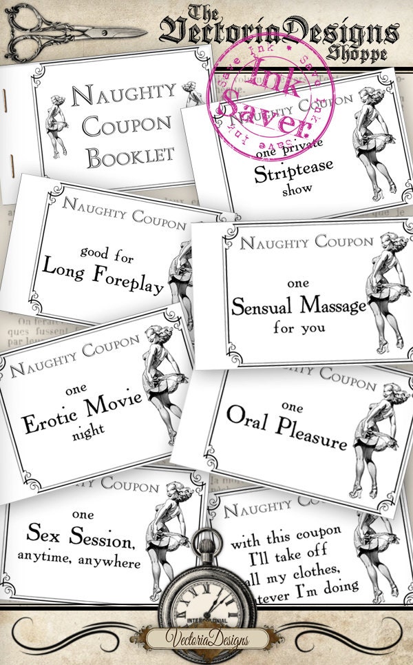 Printable Naughty Coupons Printable Man T Printable Woman