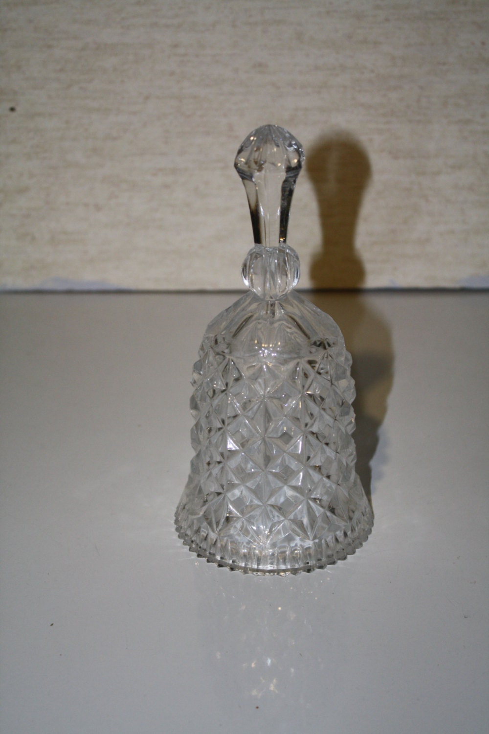 Crystal Bell Genuine Lead Crystal Handcrafted Bell Western