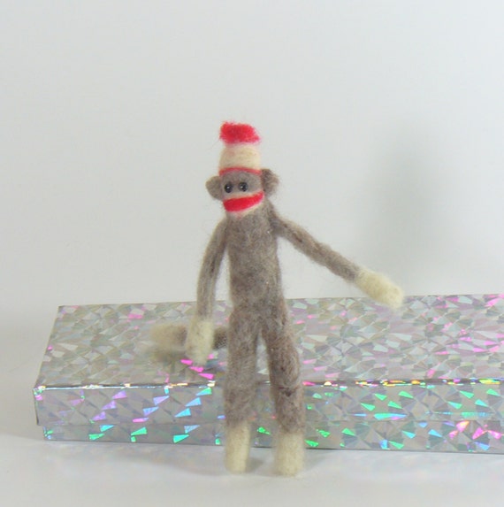 miniature sock monkey