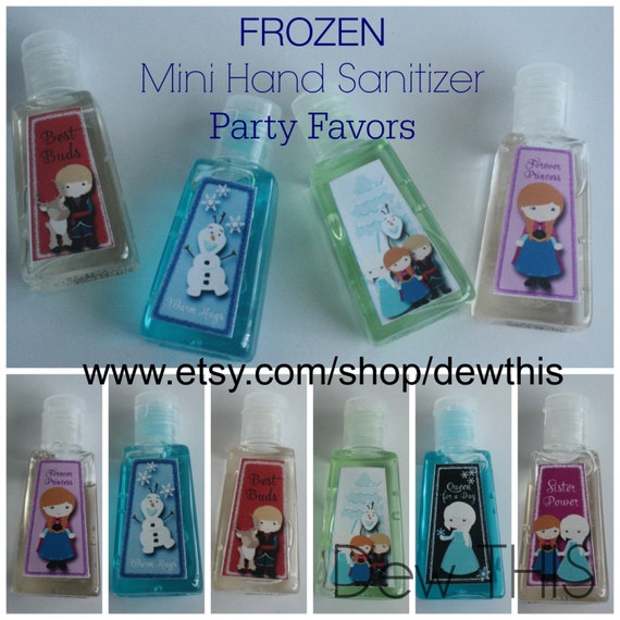 FROZEN INSPIREDMini Hand Sanitizer Party FavorsElsa by DewTHIS