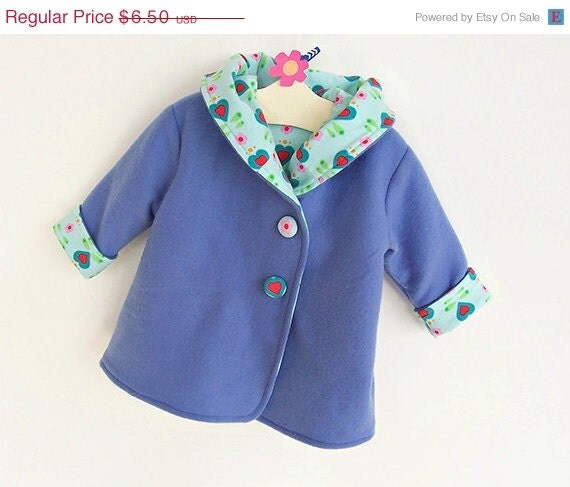 HEARTS HOODIE Baby Girl Boy Jacket pattern Pdf sewing by PUPERITA